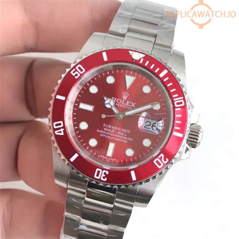 rolex submariner replicas for sale red dial|rolex submariner original.